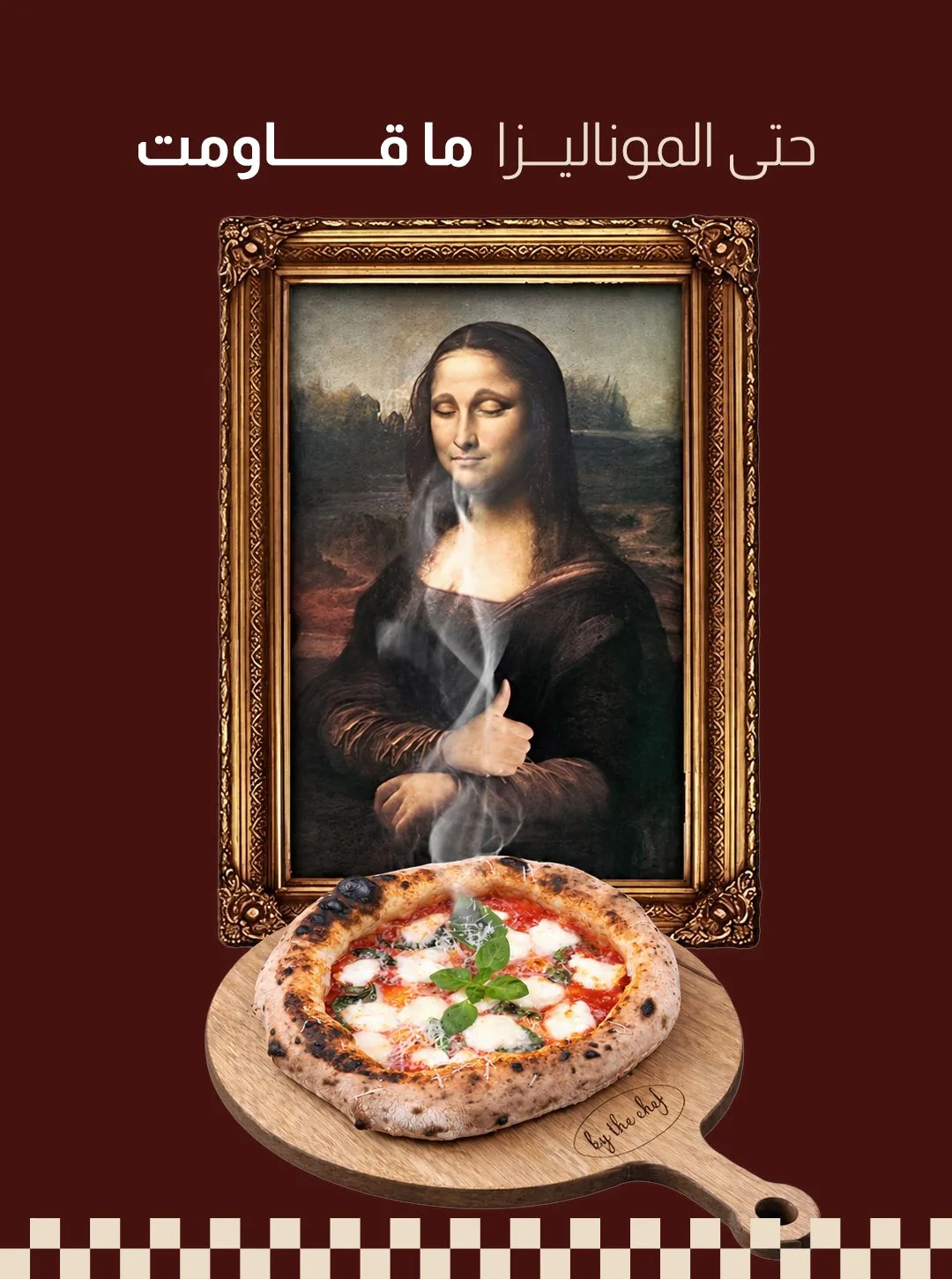 By The Chef — Mona Lisa pizza post